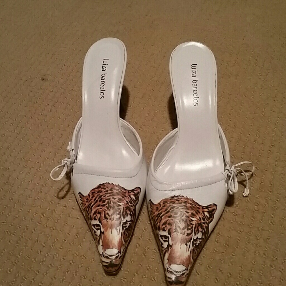 Decorative Leather mules